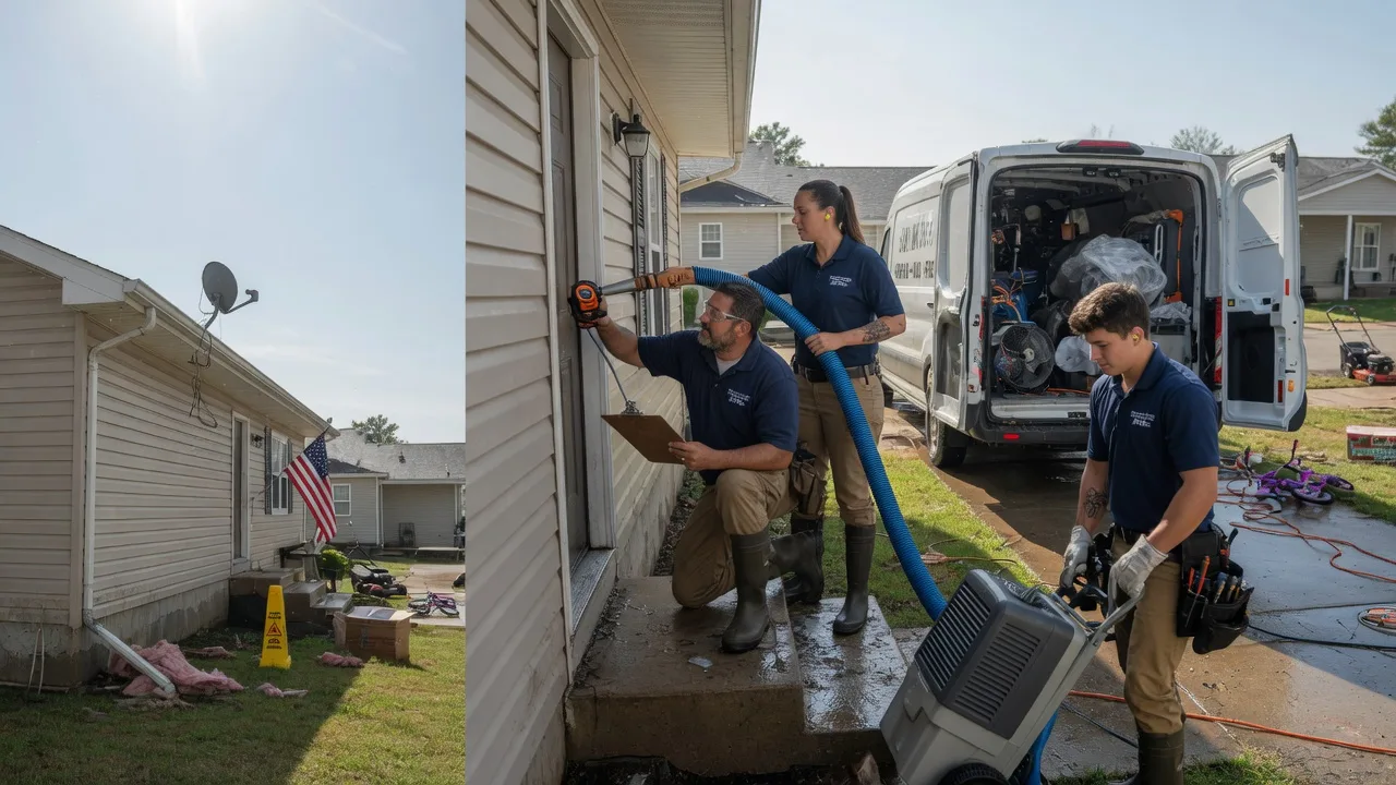 Ceiling Water Damage Restoration in Welda, KS near me
